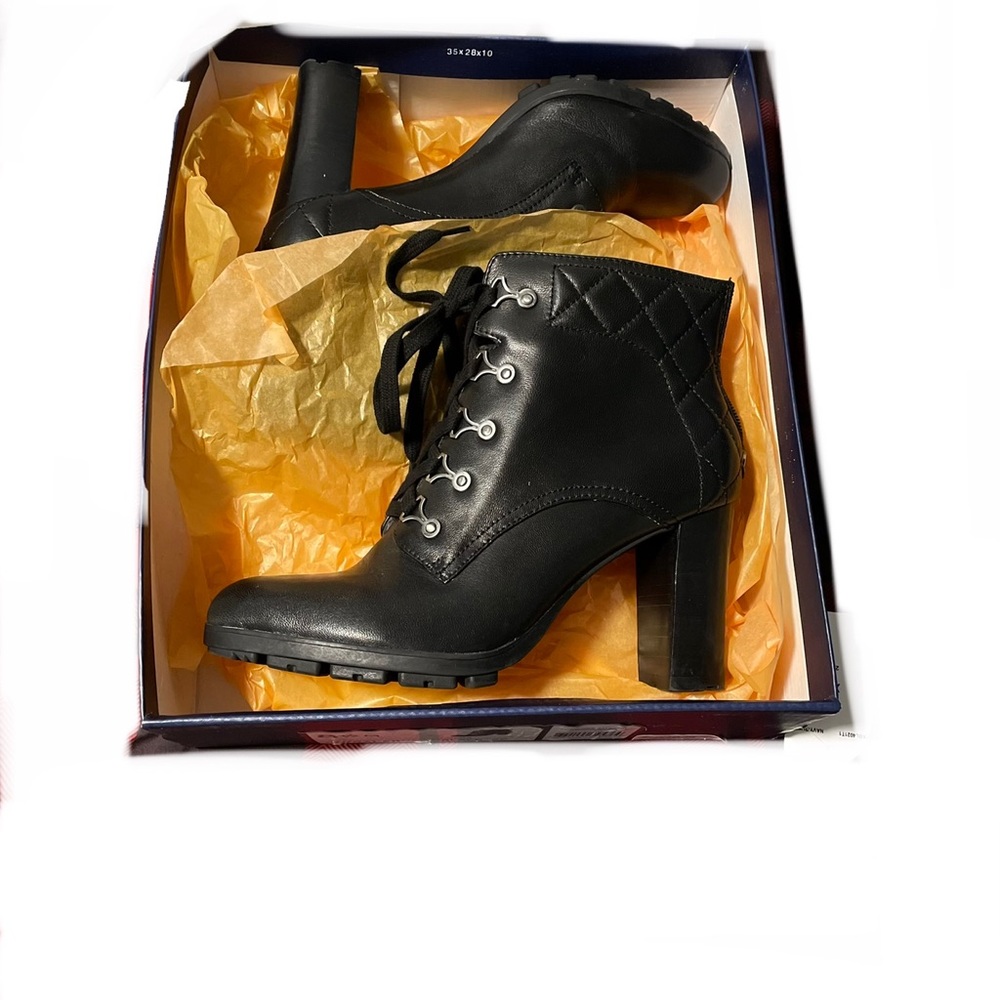 Moto combat boots